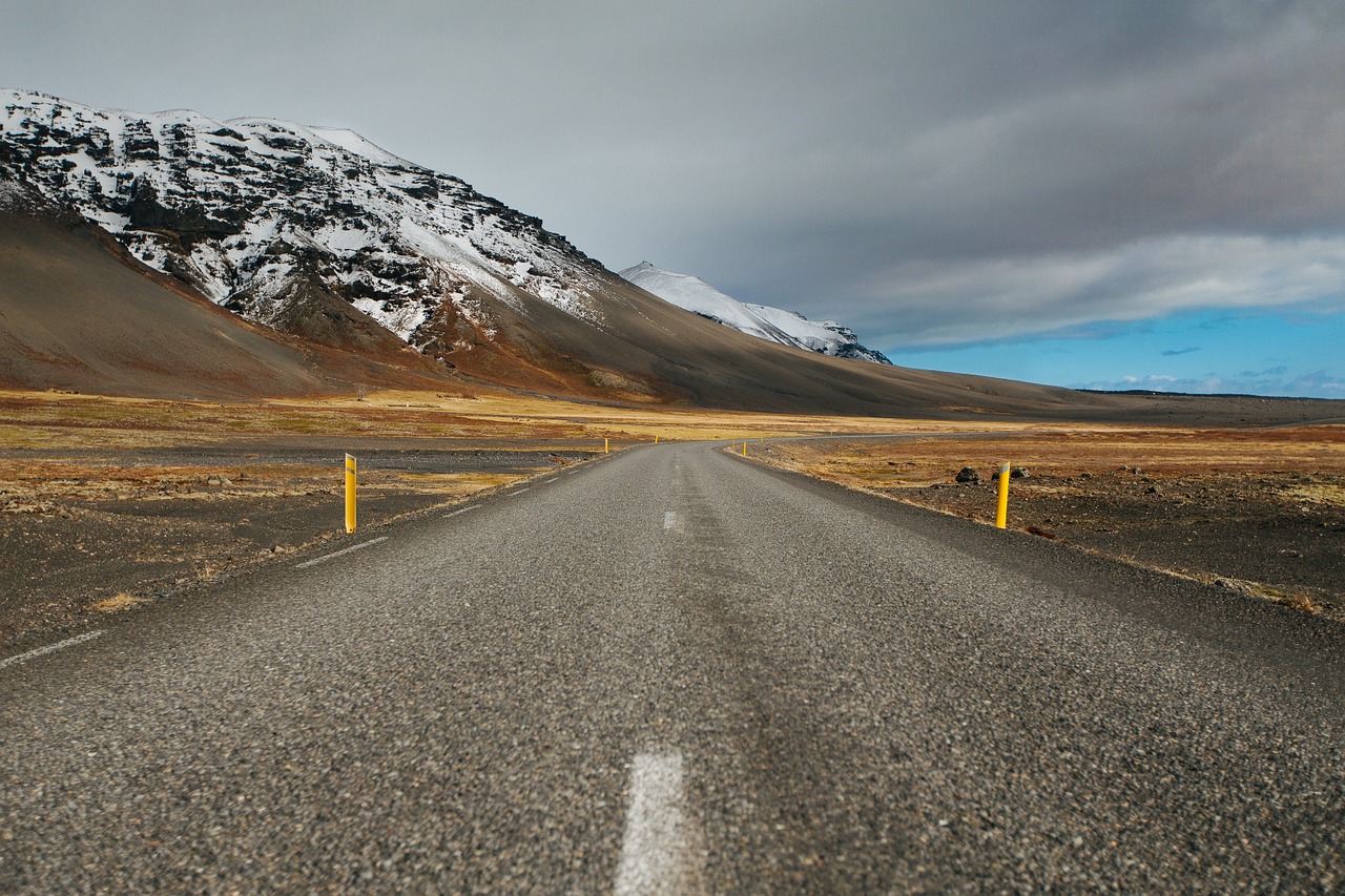 road mountains travel free photo