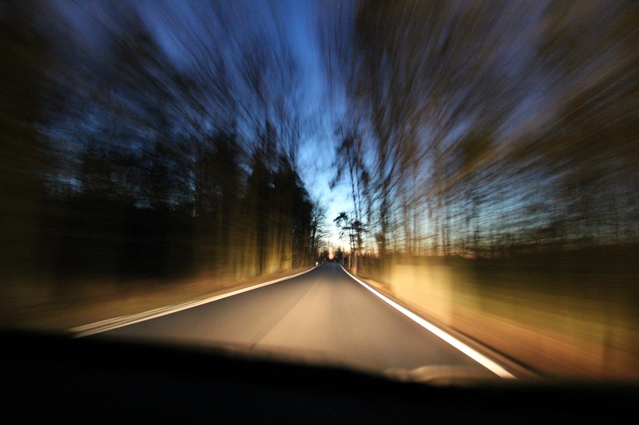 road blur speed free photo