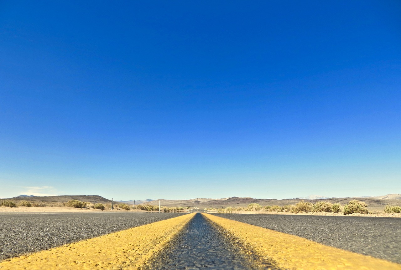 road sky landscape free photo