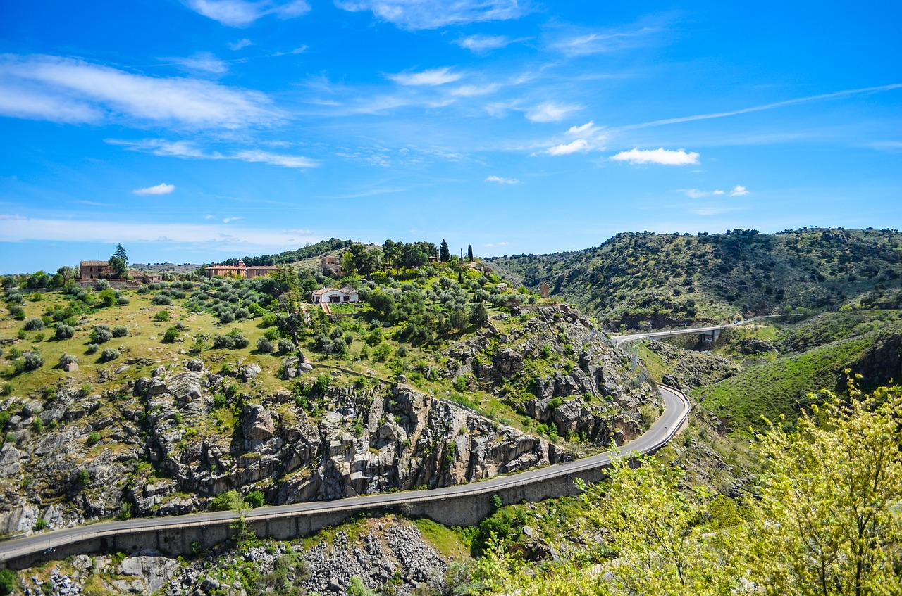 road bergstrasse toledo free photo