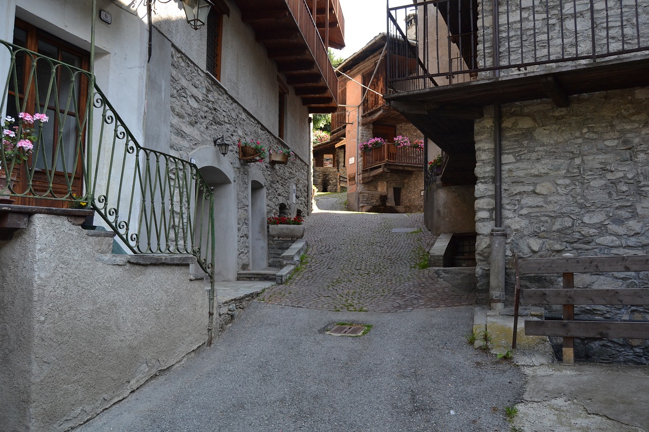 casteldelfino old town country free photo