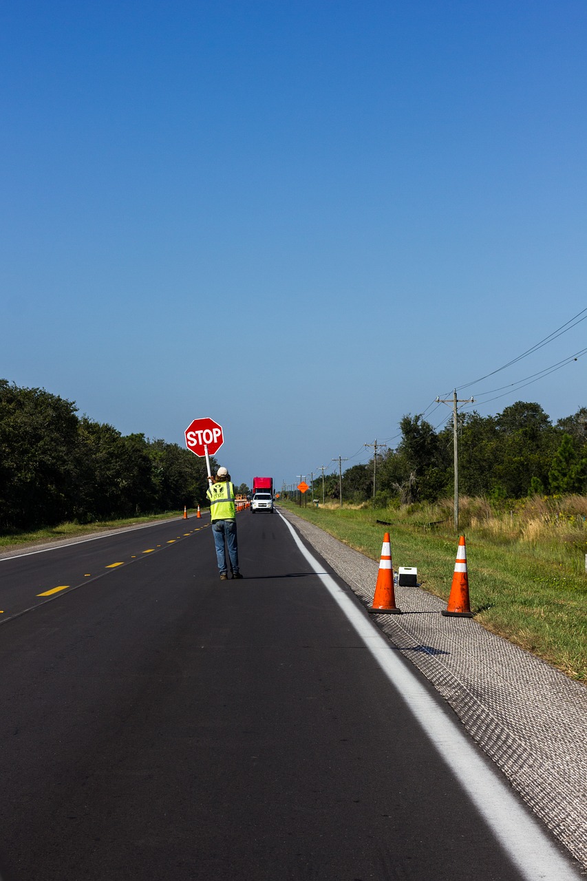 road construction safety free photo