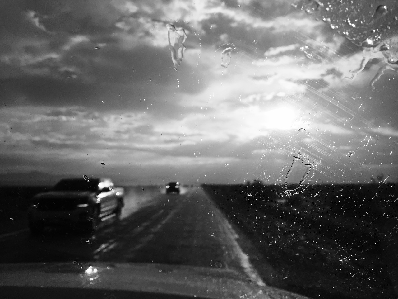 road car rain free photo