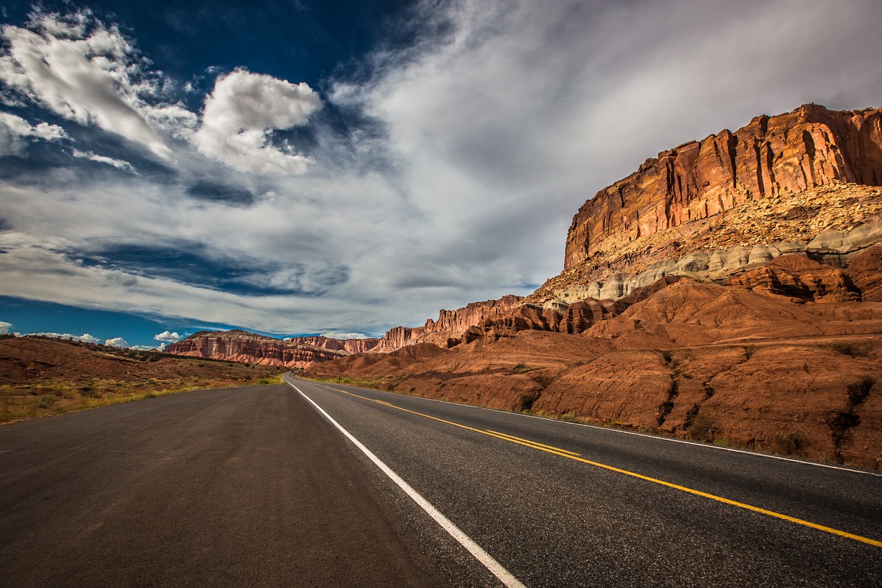 road utah rocks free photo