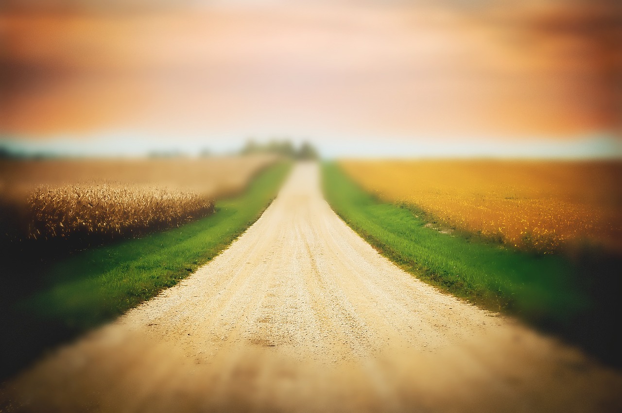 road gravel landscape free photo