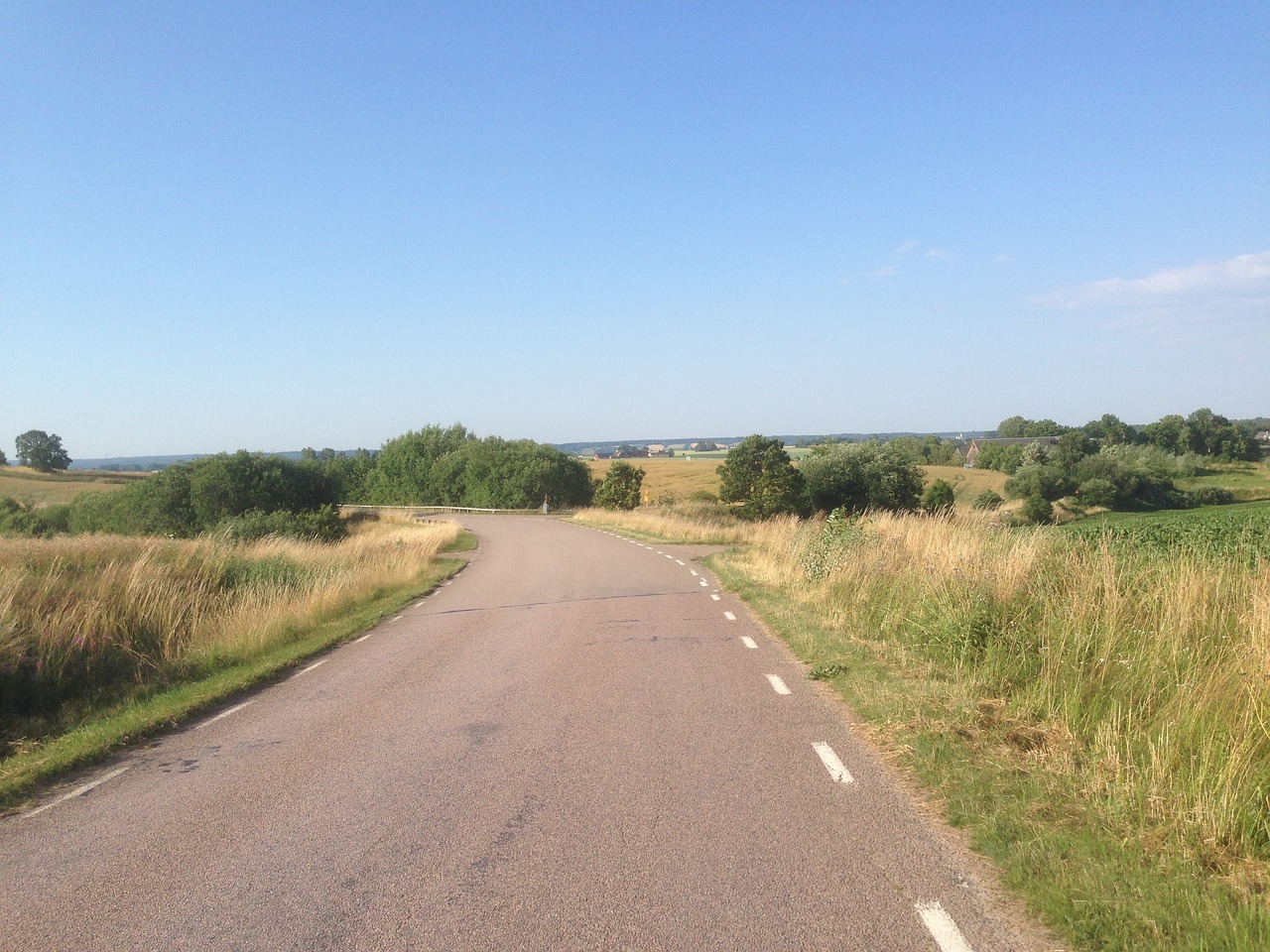 road summer horizon free photo