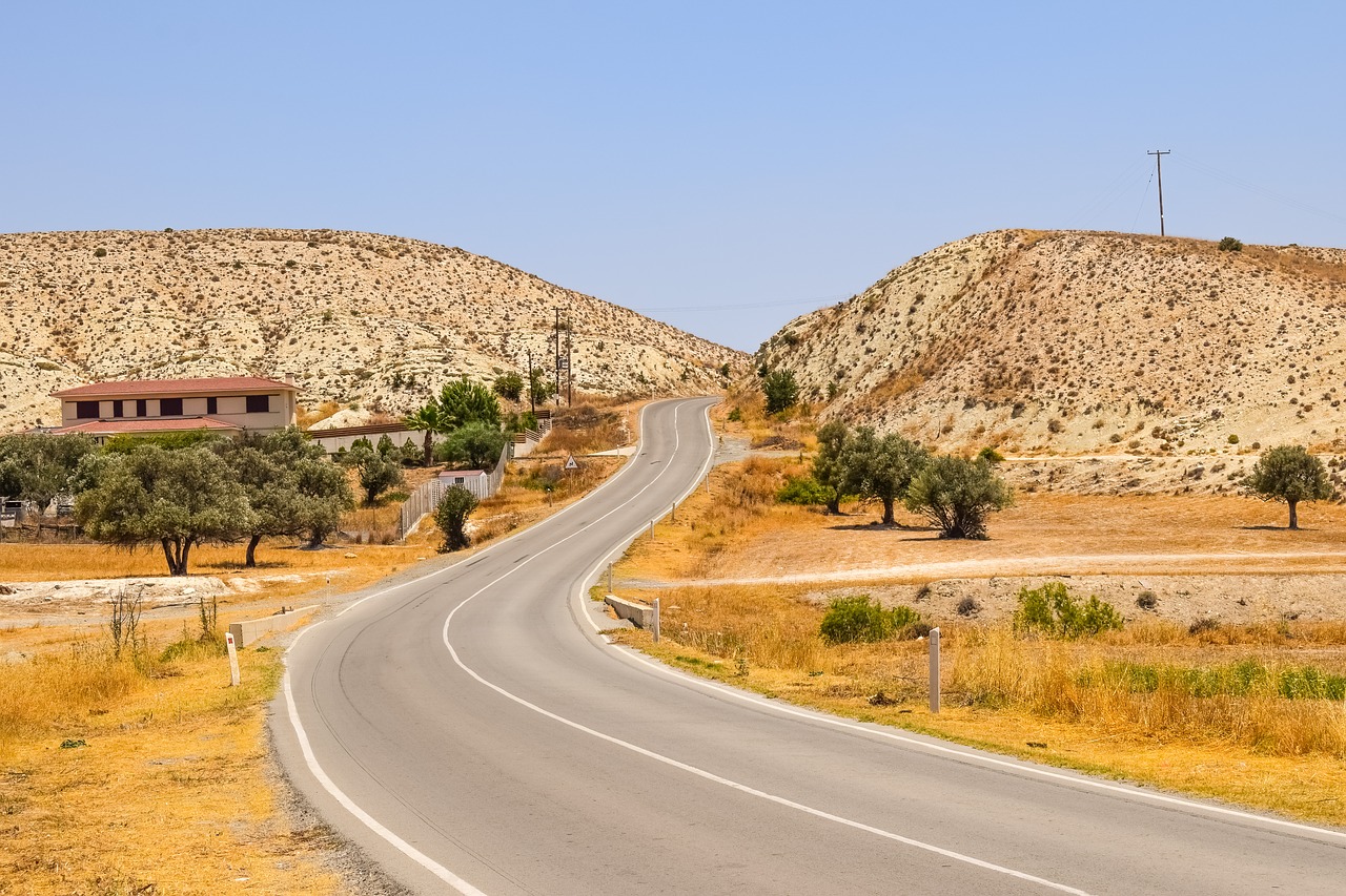 road summer countryside free photo