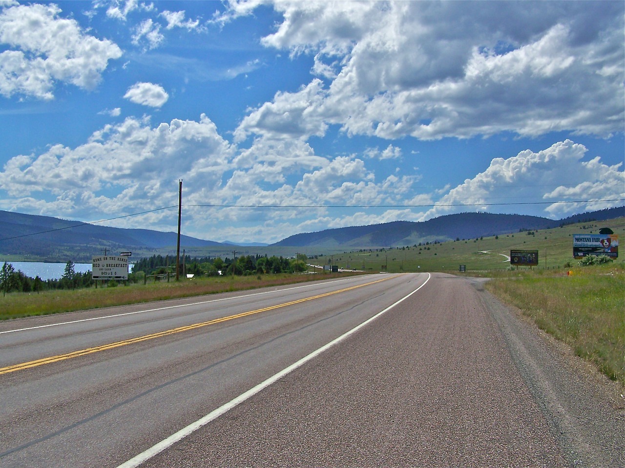 road travel montana free photo