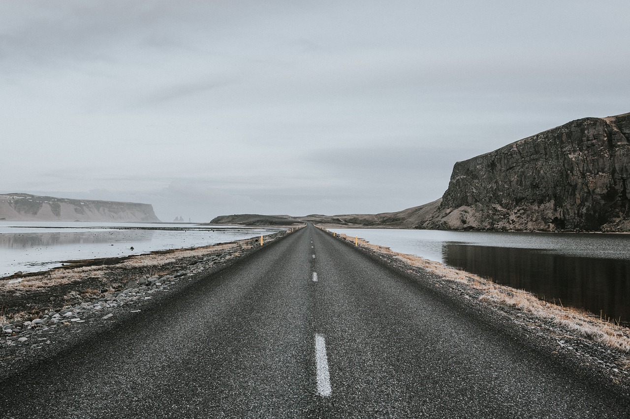 road path highland free photo