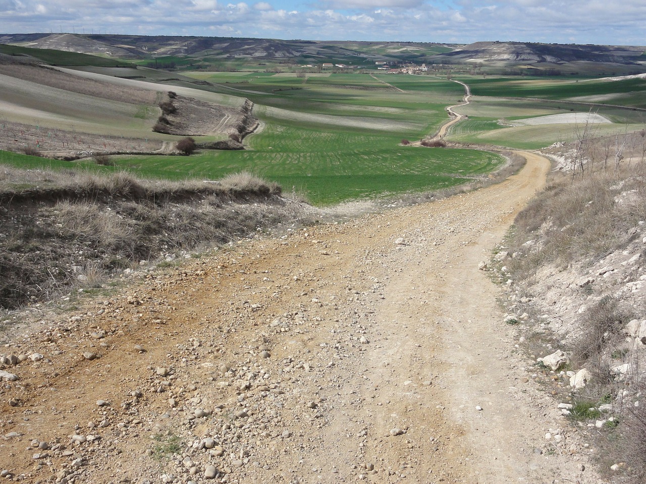 road santiago de compostela ground road free photo