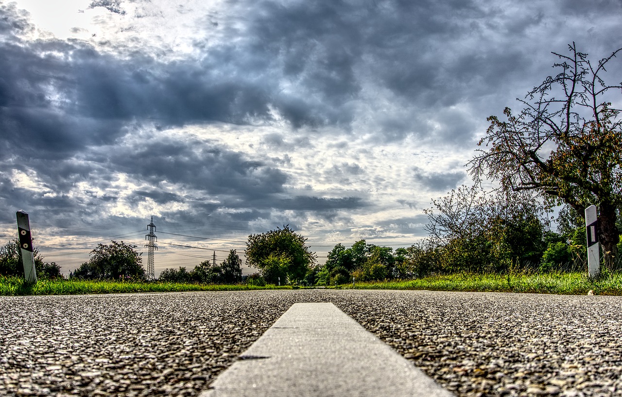 road asphalt landscape free photo