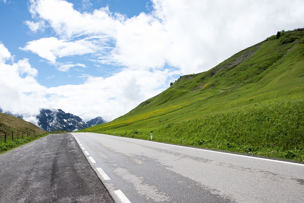 road alps austria free photo