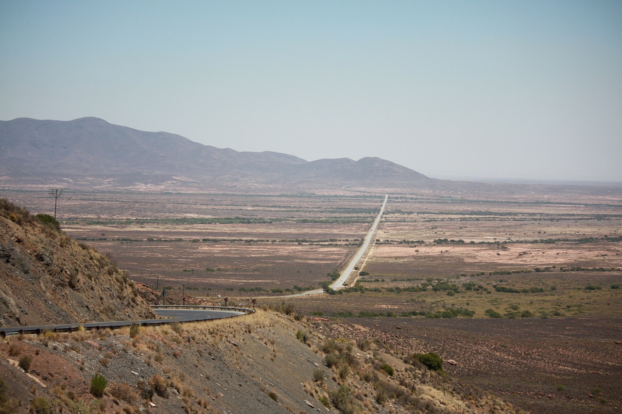 road horizon south africa free photo