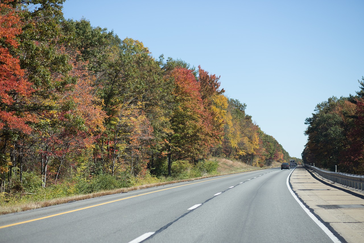 road asphalt highway free photo