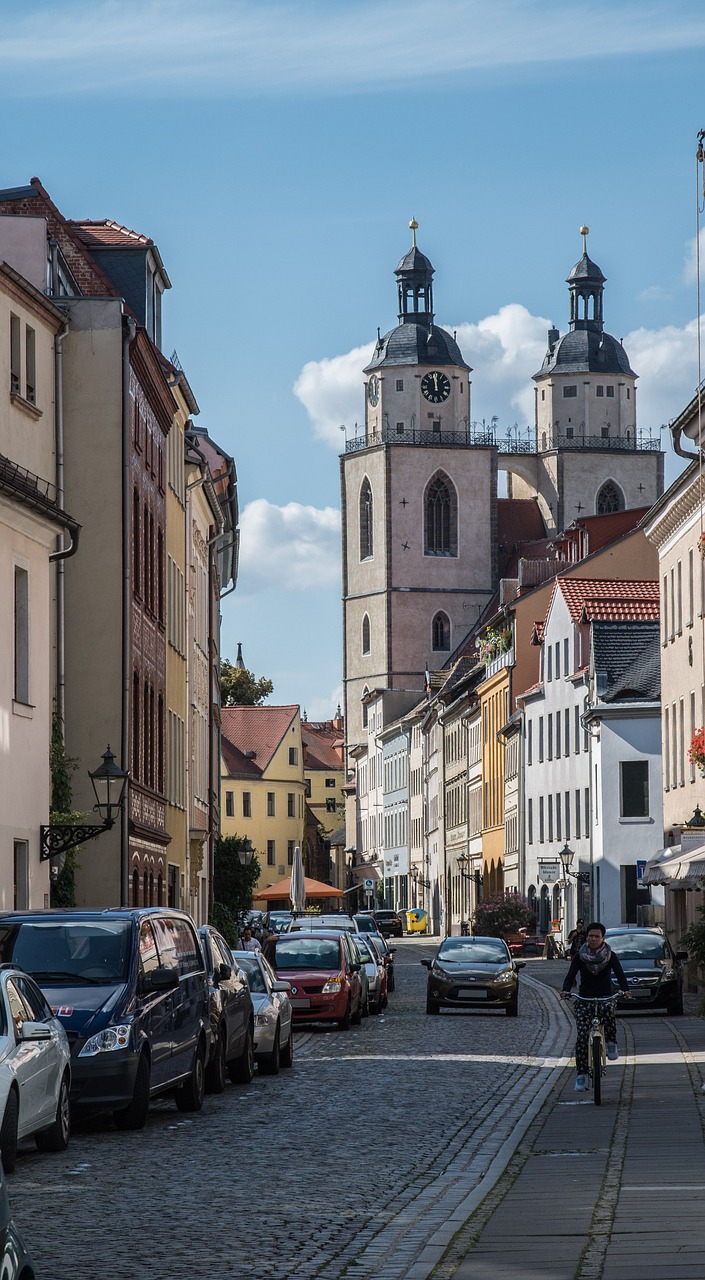 road old town wittenberg free photo