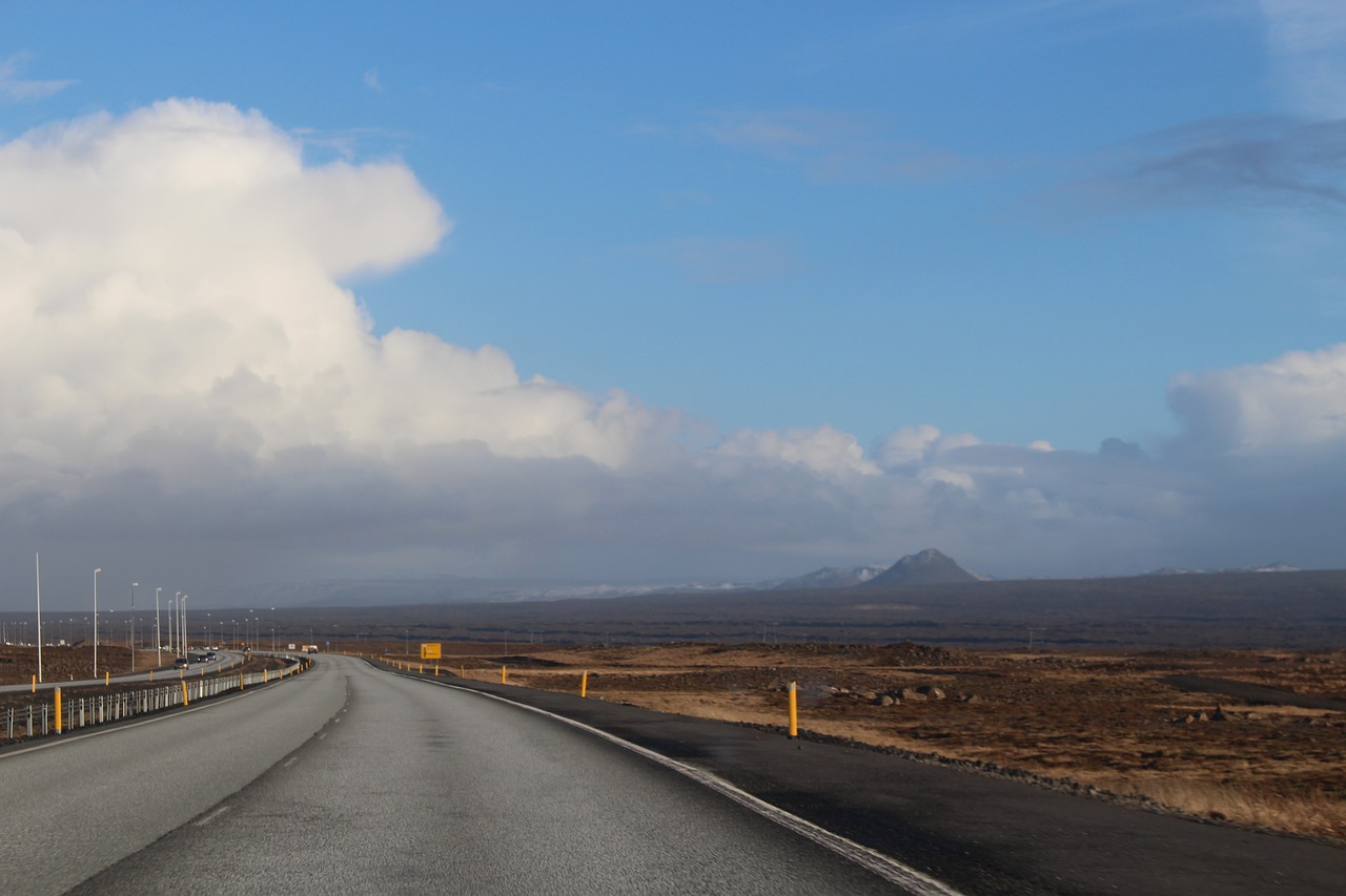 road  sky  nature free photo