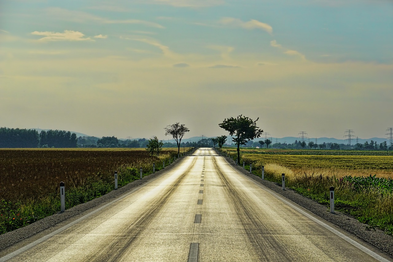 road  just  endless free photo