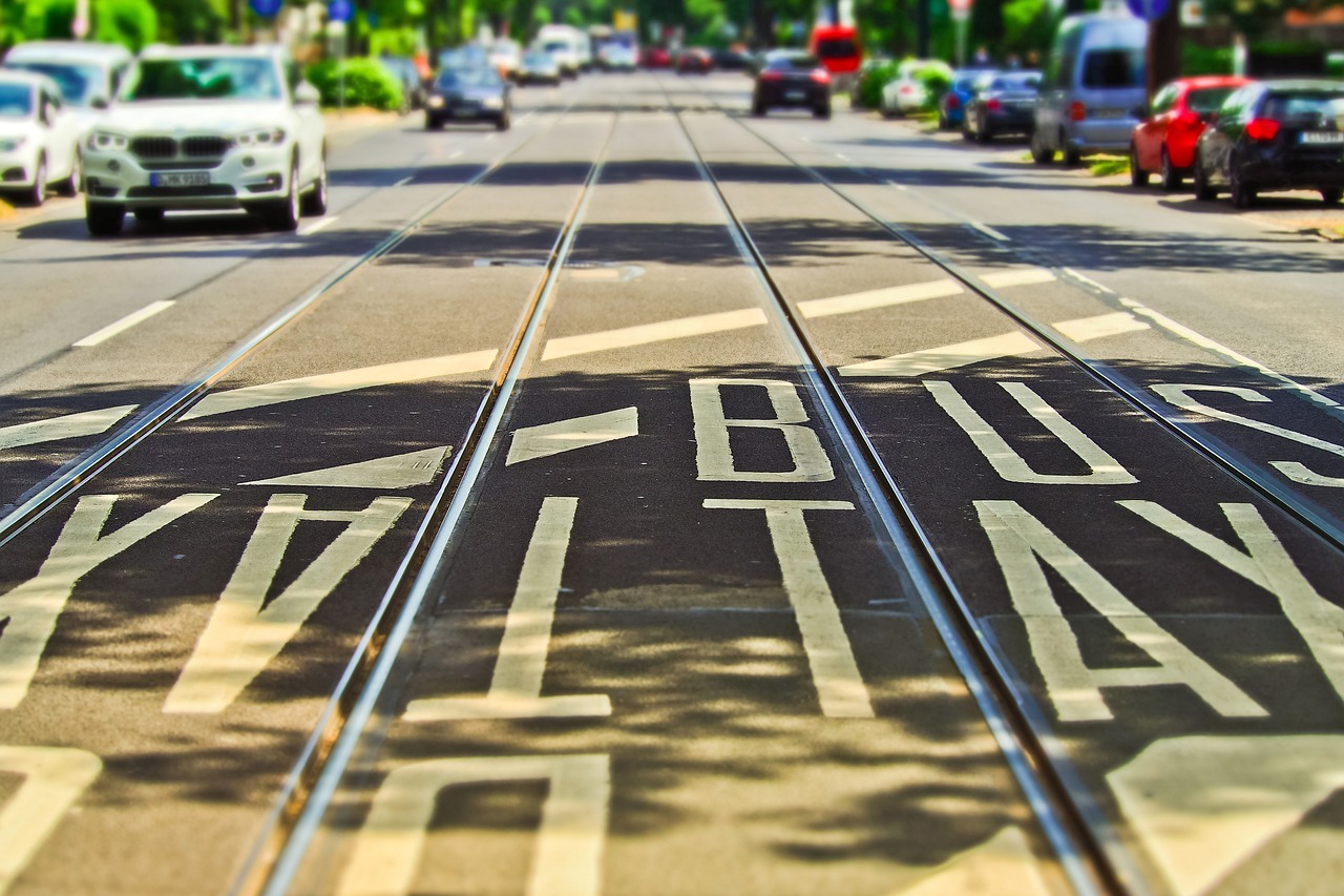 road  gleise  tram tracks free photo