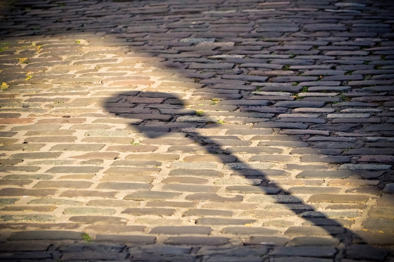 road  cobblestones  city free photo