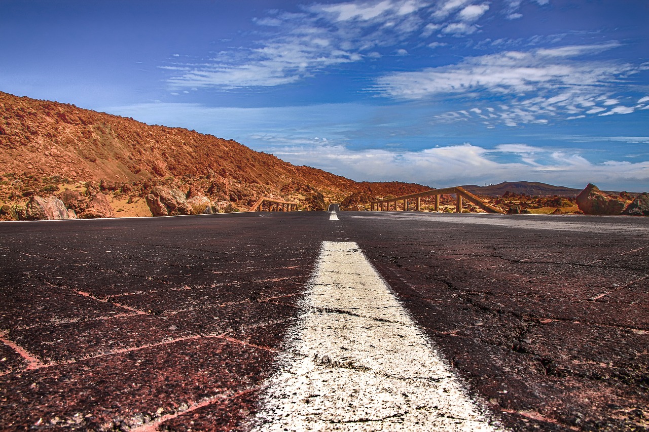 road  endless  landscape free photo