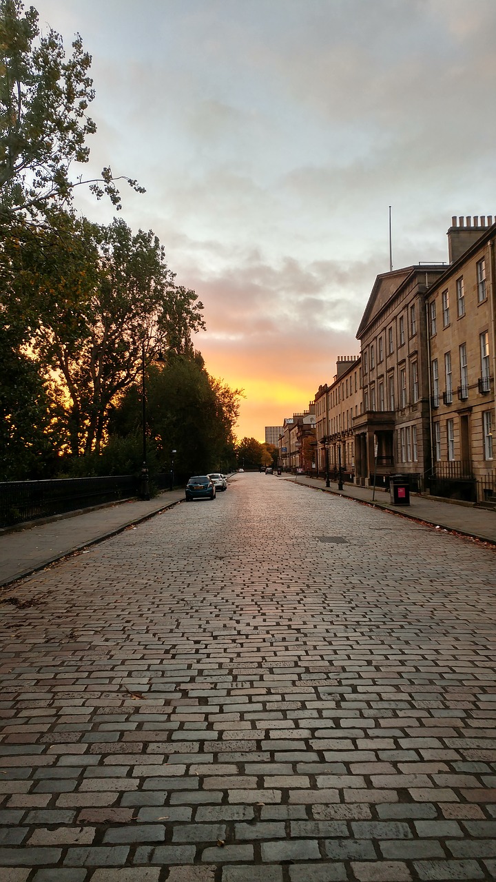 road  glasgow  architecture free photo