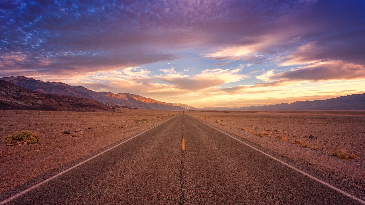 road  away  death valley free photo