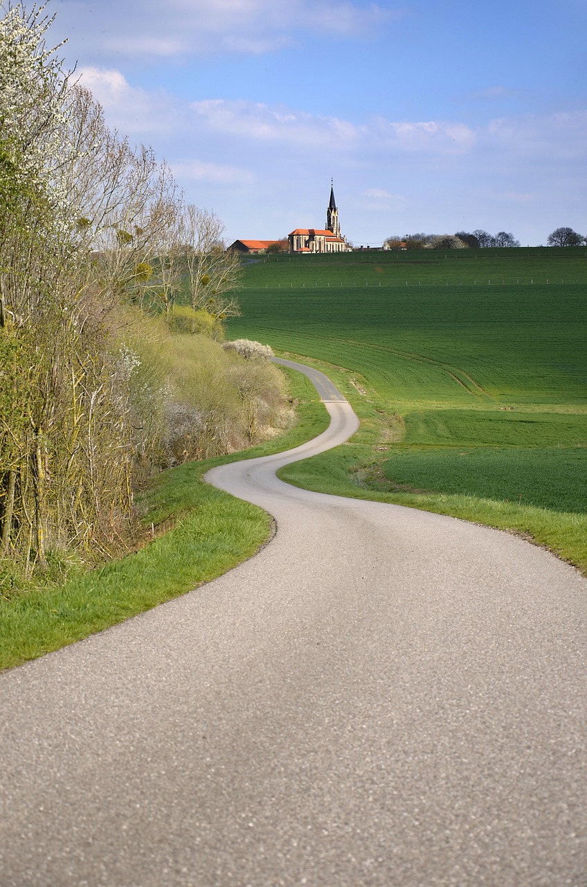 road  village  nature free photo