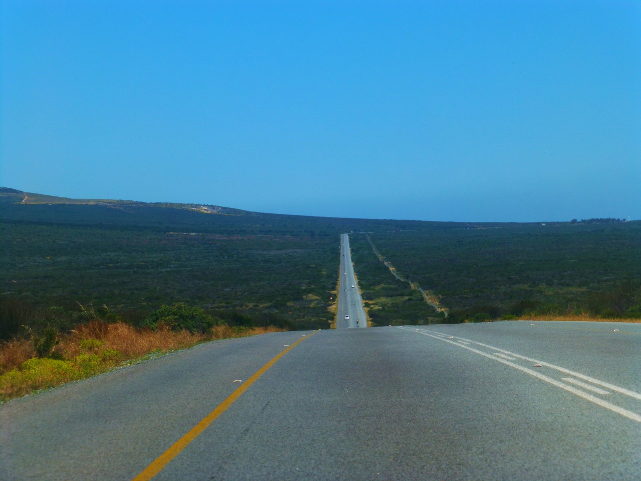road south africa landscape free photo