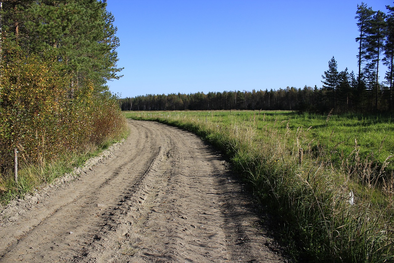 road countryside landscape free photo