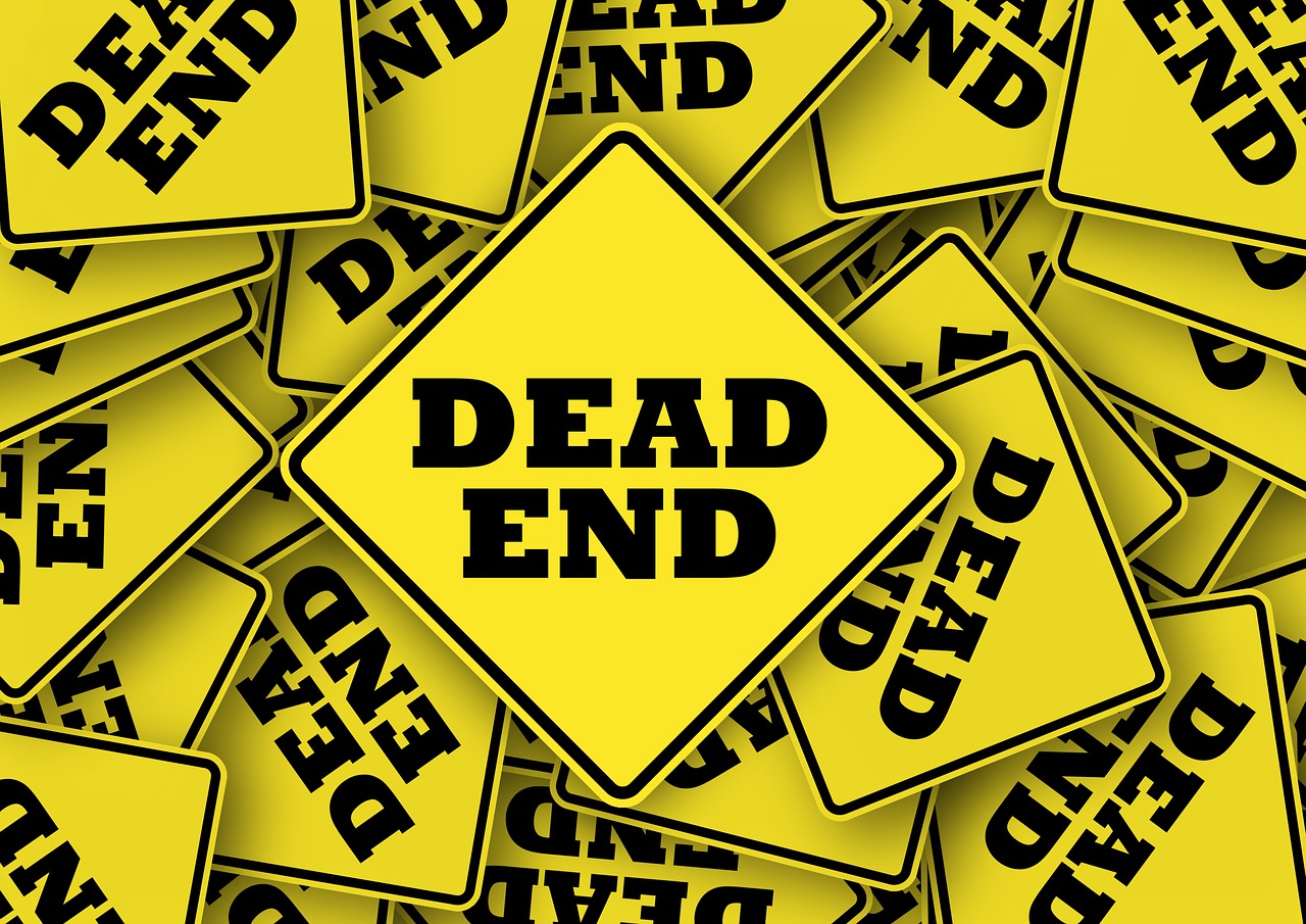 road sign end dead end free photo