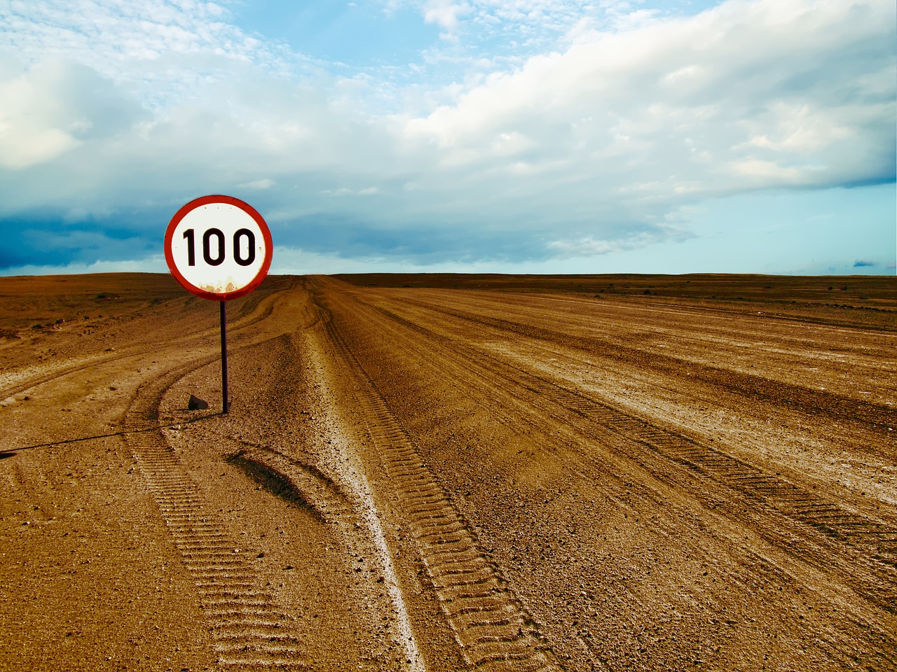 road sign landscape travel free photo