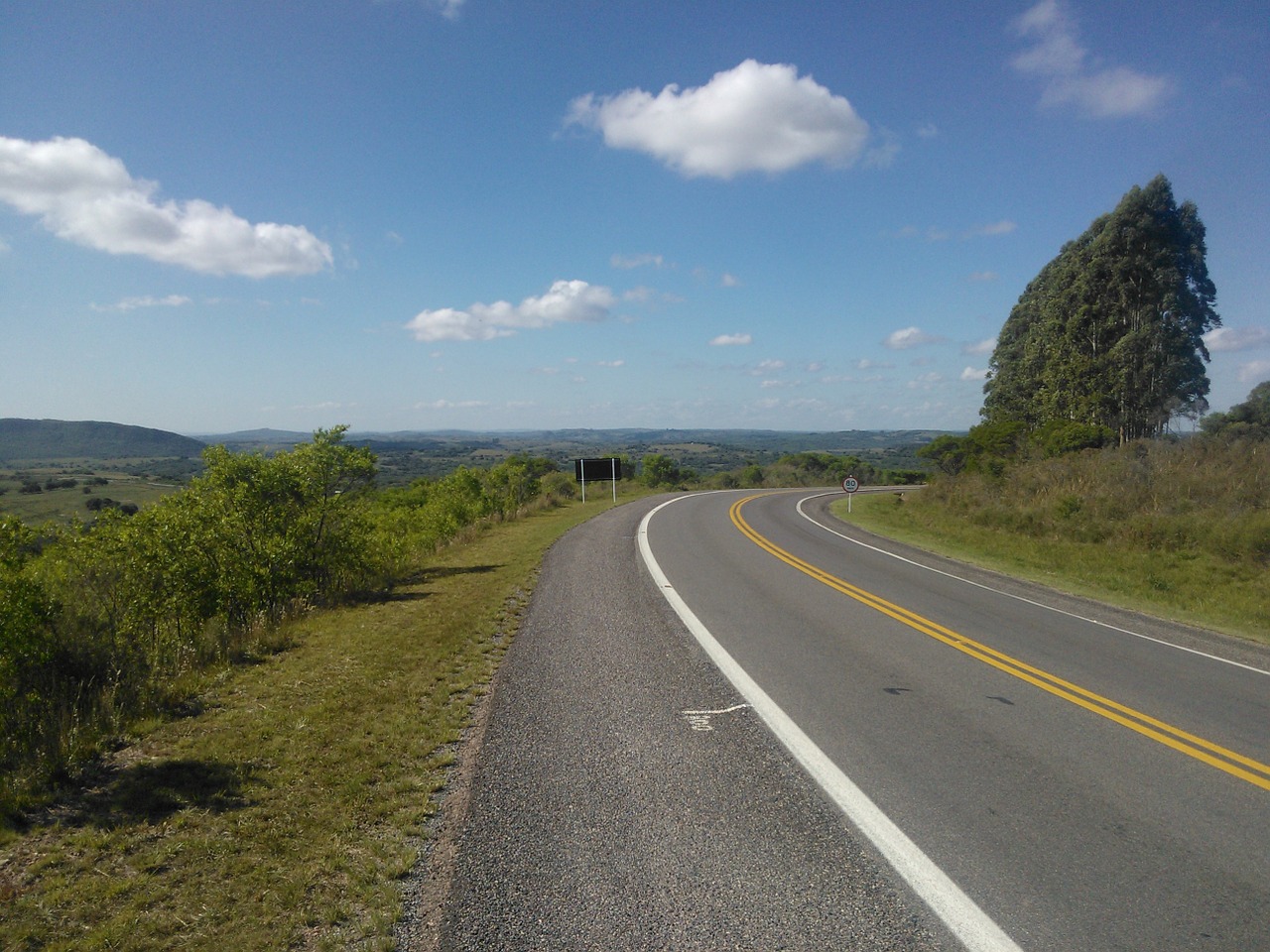 road to bage rio grande do sul brazil free photo