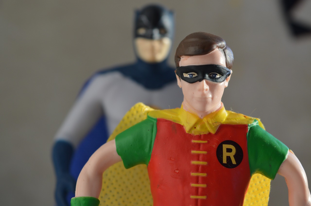 robin batman superheroes free photo