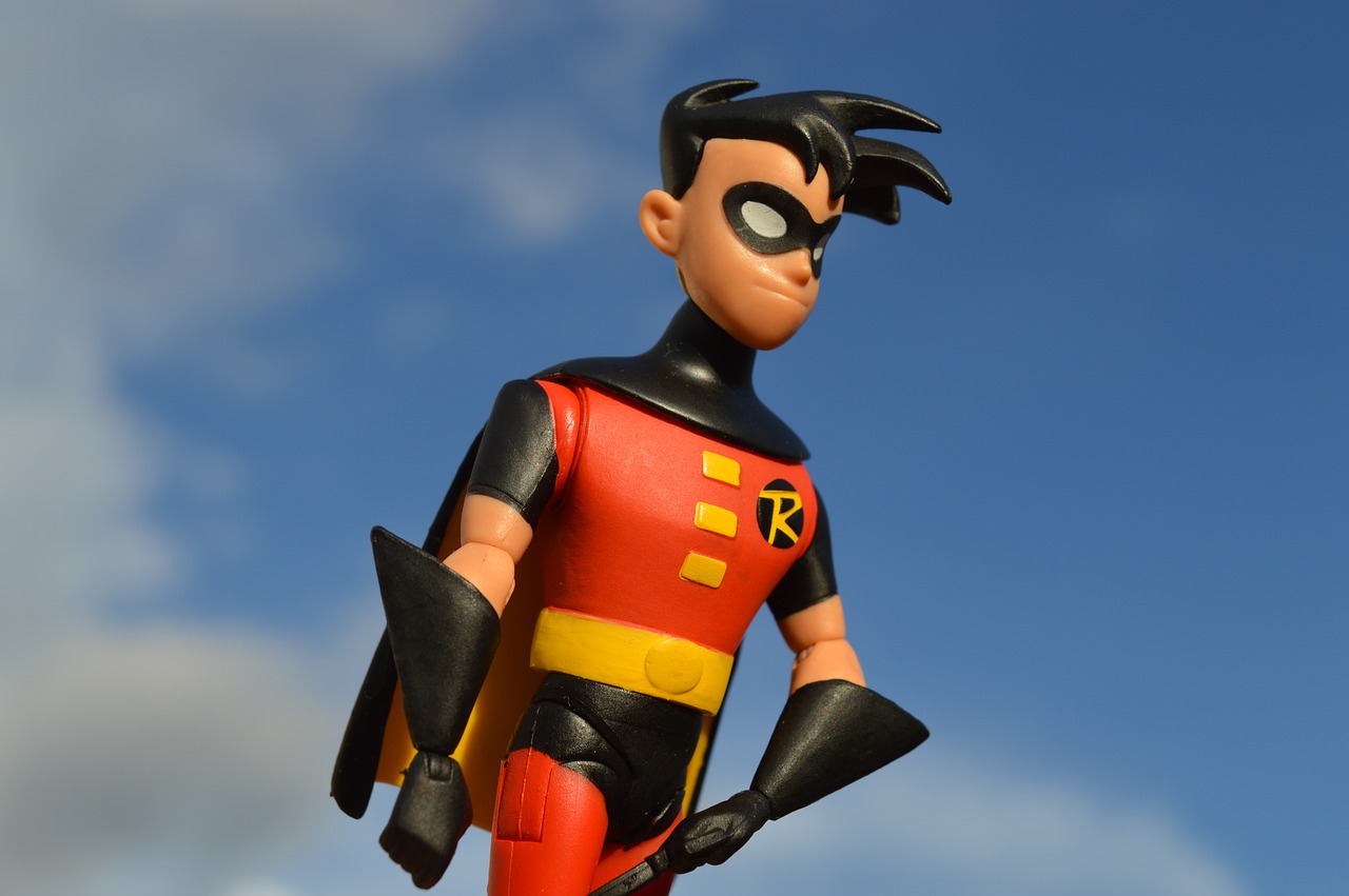 robin batman hero free photo