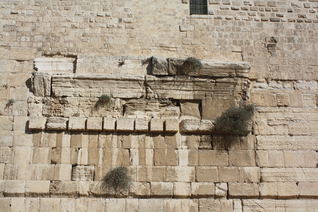 robinson's arch jerusalem stone free photo