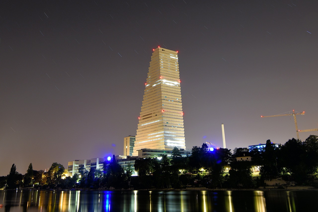 roche tower basel free photo