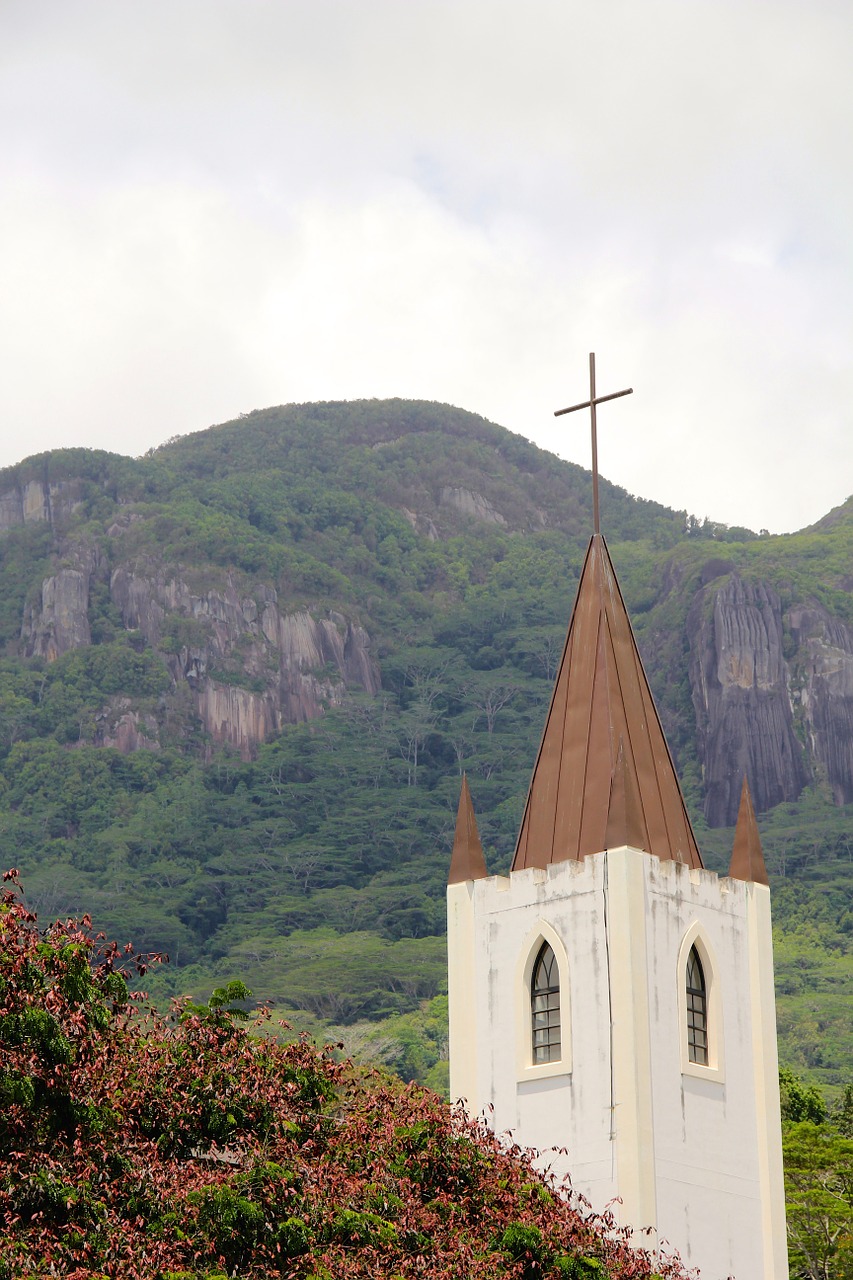 church cross seychelles free photo