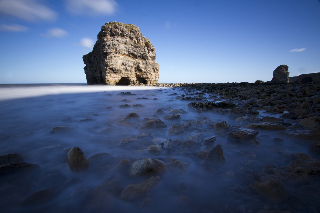 rock beach pebbles free photo