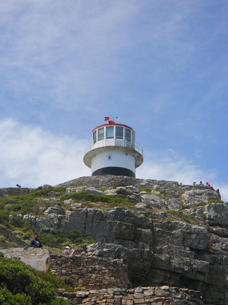 rock cape point lighthouse free photo