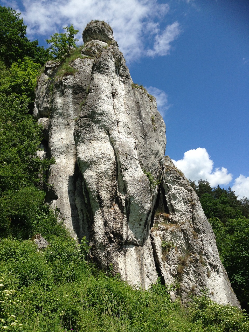 rock limestone landscape free photo