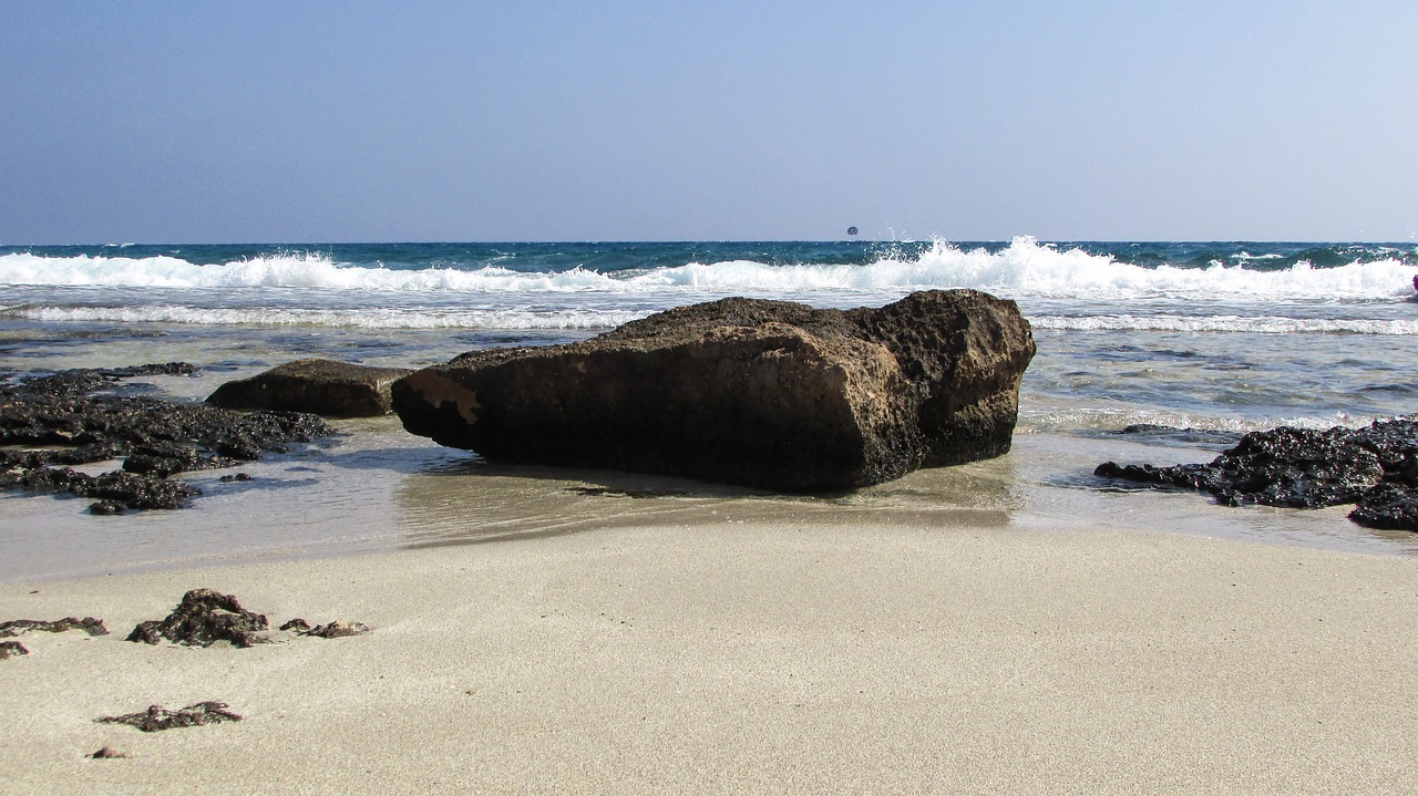 rock coast beach free photo