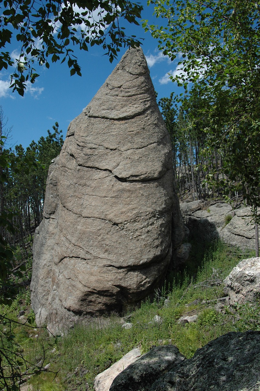 rock mountains sunny free photo