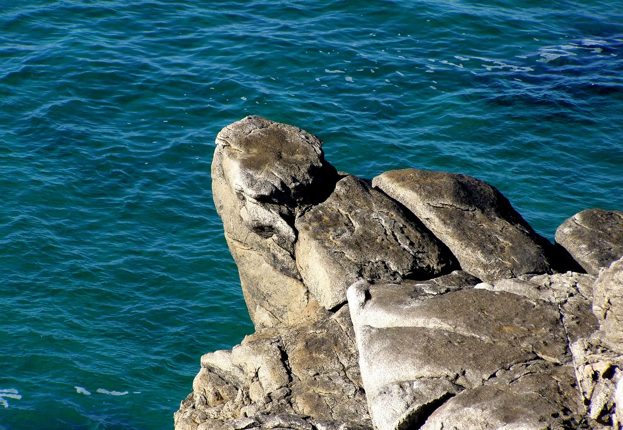 rock brittany sea free photo