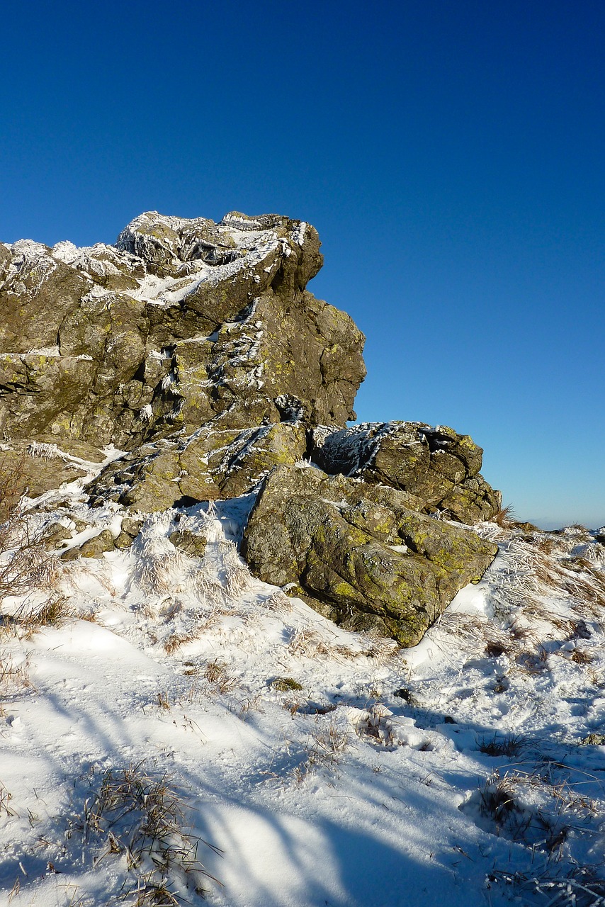 rock summit mountain free photo