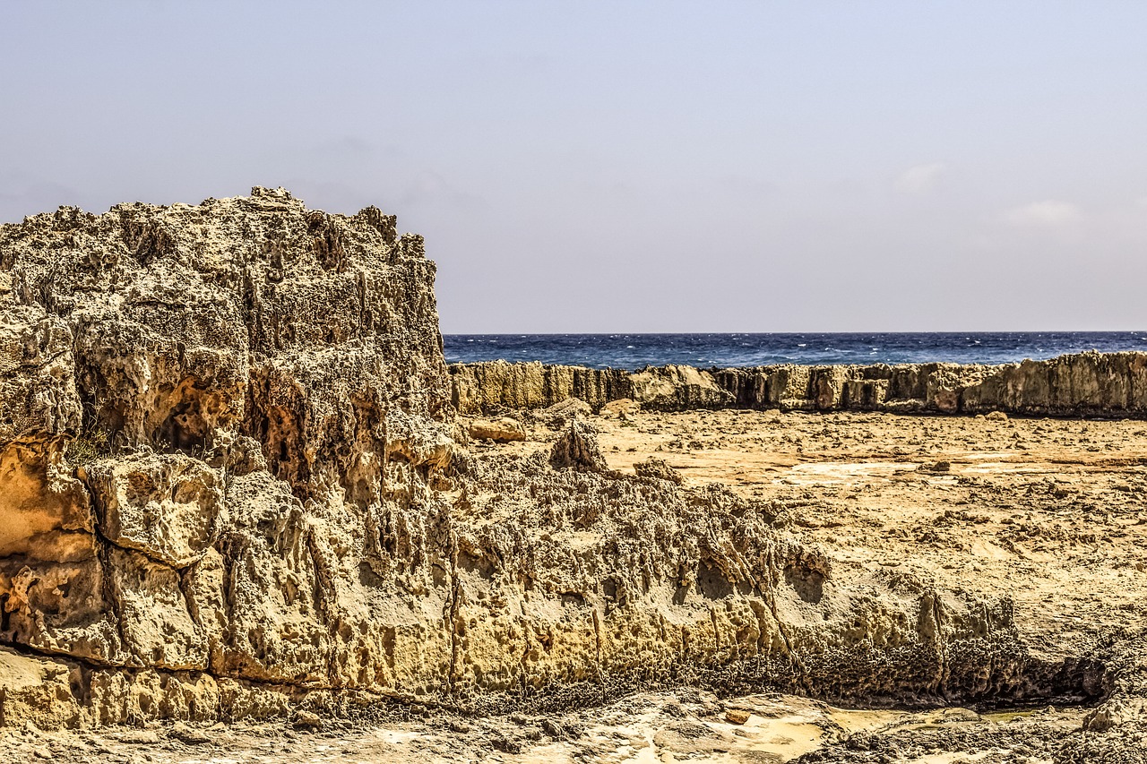 rock wilderness rough terrain free photo