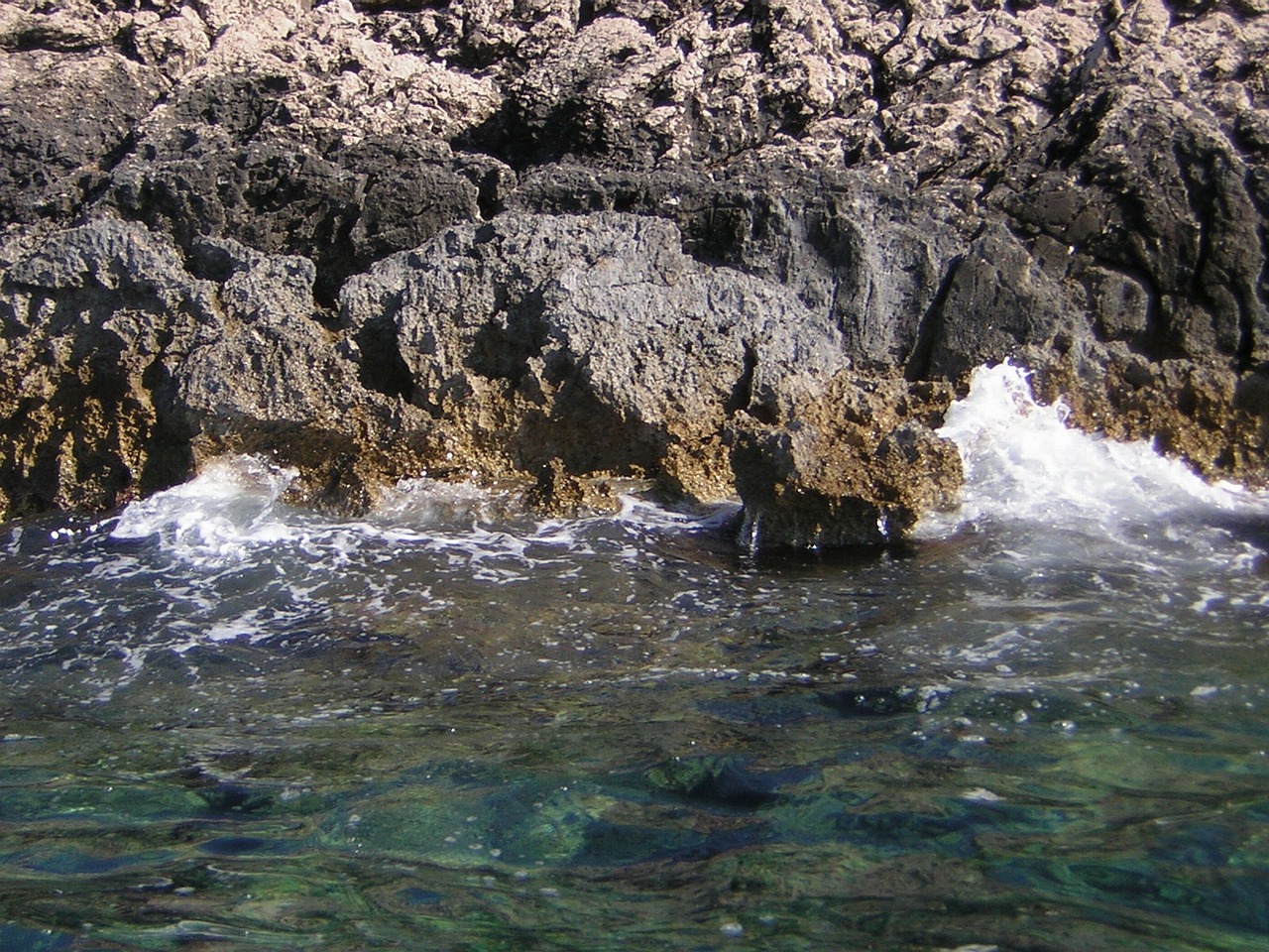 rock sea croatia free photo