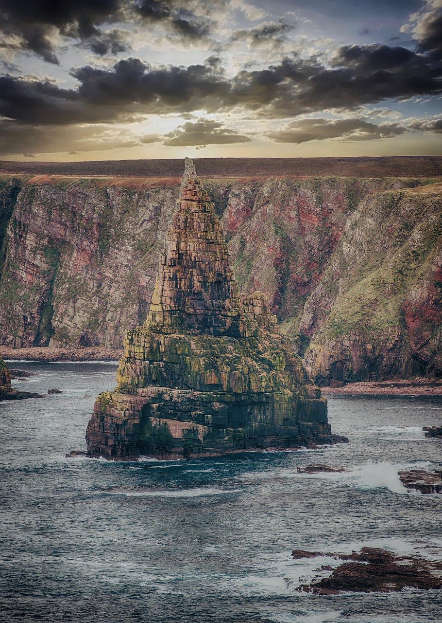 rock sea ocean free photo