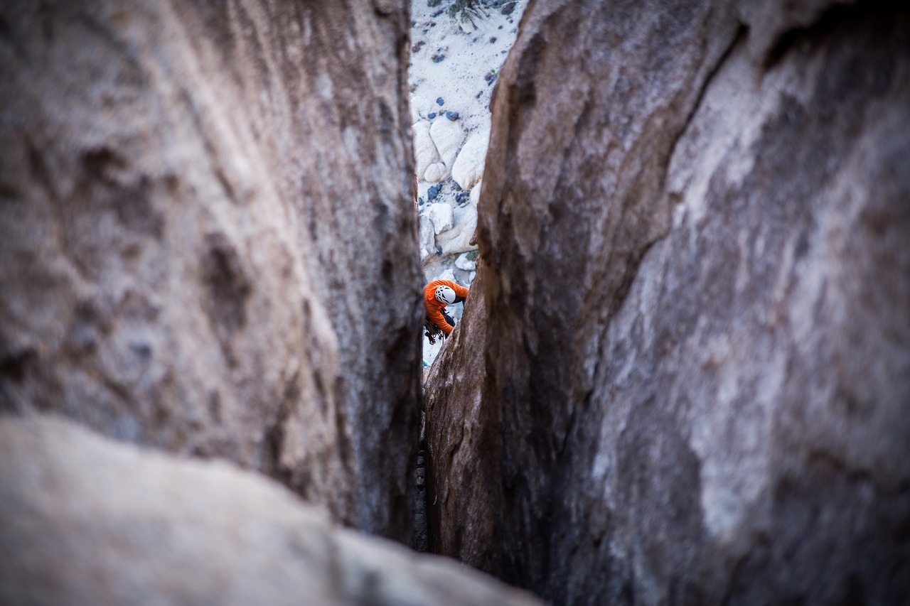 rock mountaineer man free photo