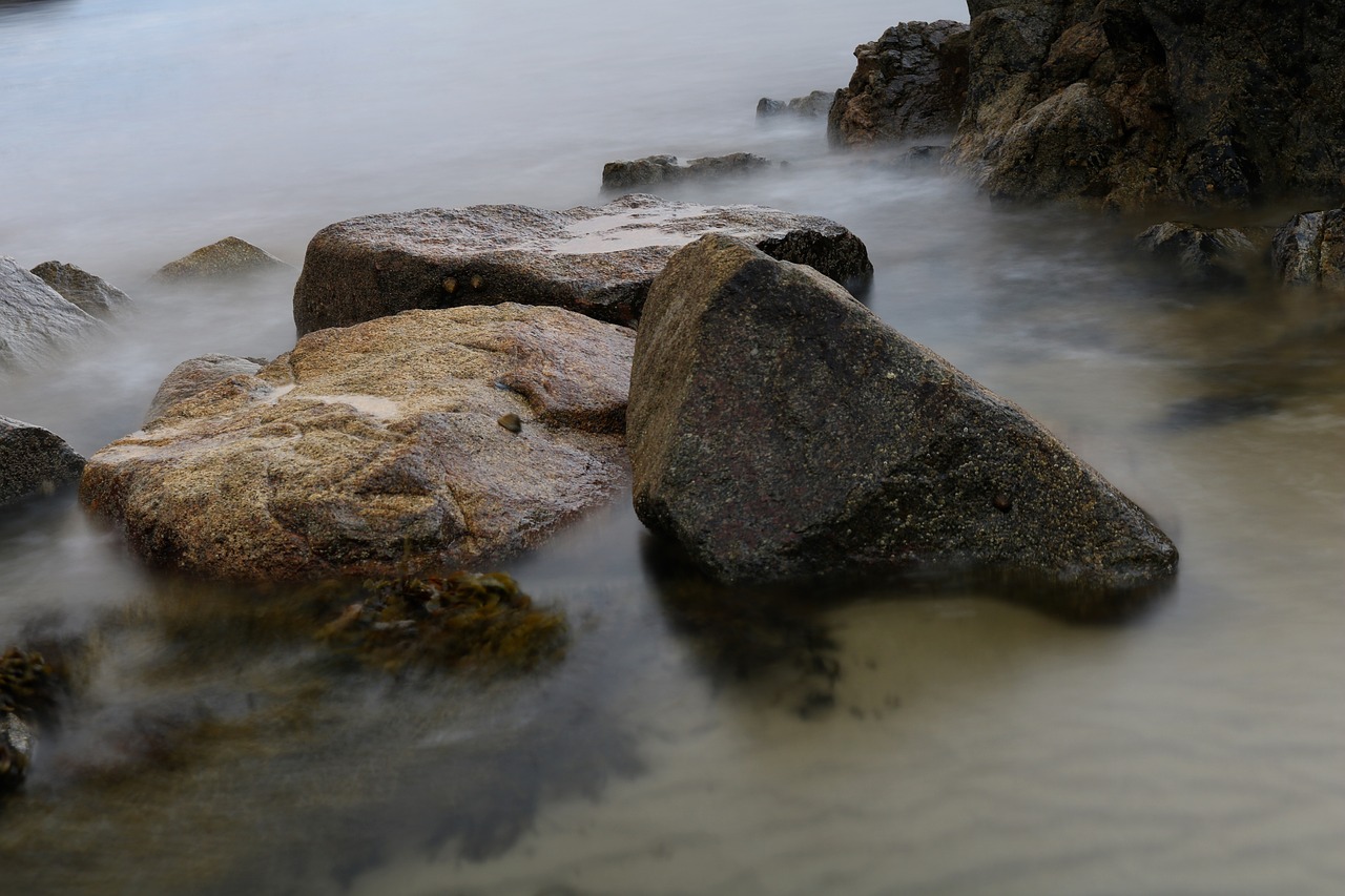 rock sea coast free photo