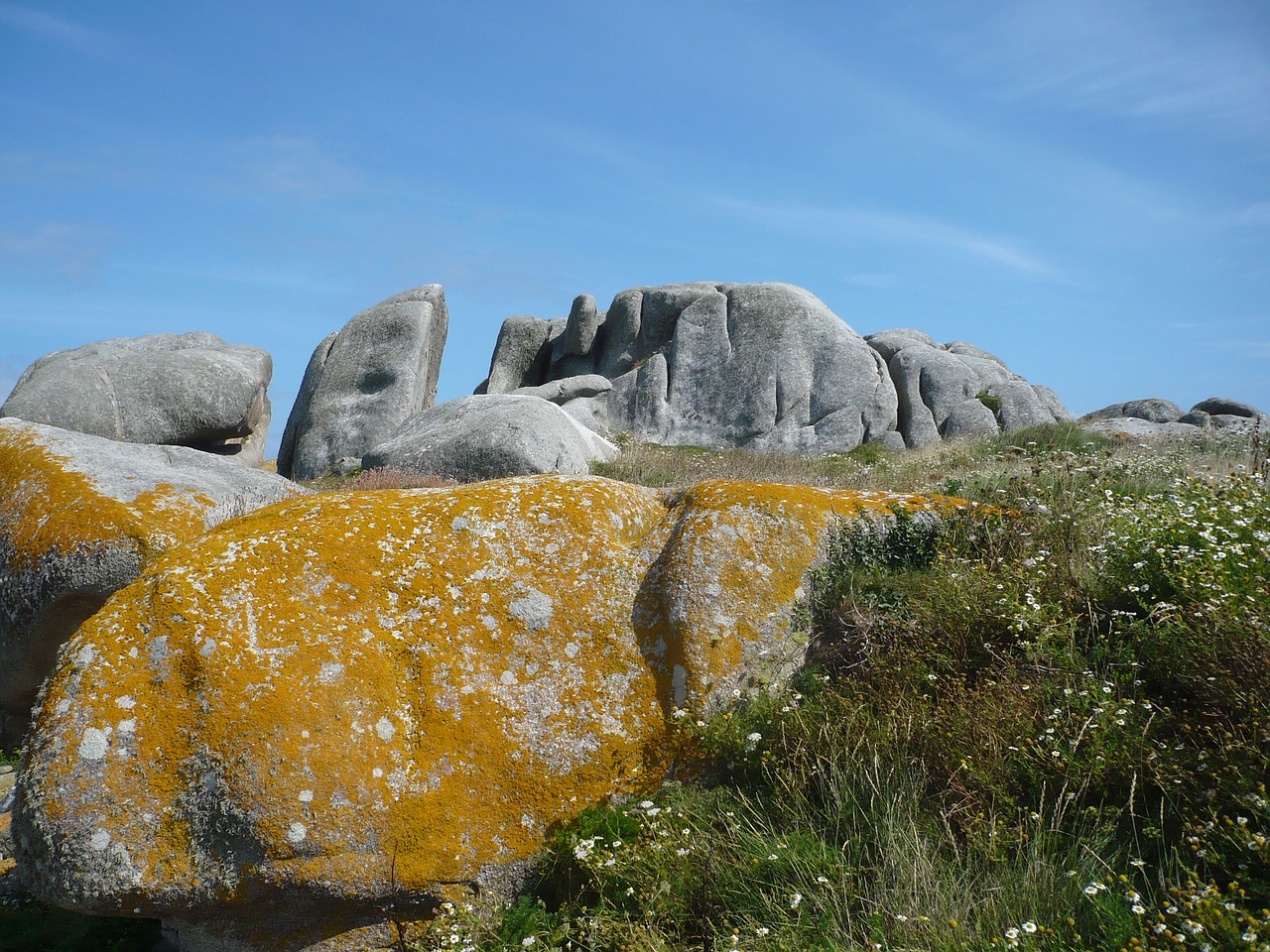 rock brittany france free photo
